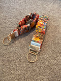 Fall foliage Scrunchie Keychain